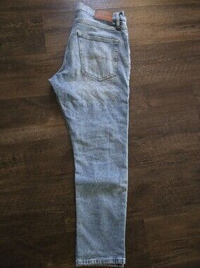 Lucky Brand 412 Athletic Slim Jeans Men’s 33x30 Light Stone Wash Denim